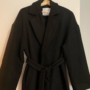 Bershka wool blend coat